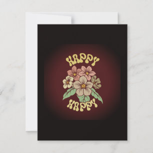 SPECIAL COLORFULL MODERN GIFT DAUGHTER SISTER MOM  RSVP CARD