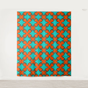 special colourful 3D design Size: Extra-Large (88" Tapestry