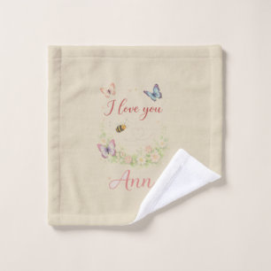 SPECIAL COLOURFULL LOVE GIFT DAUGHTER SON WEDDING WASH CLOTH