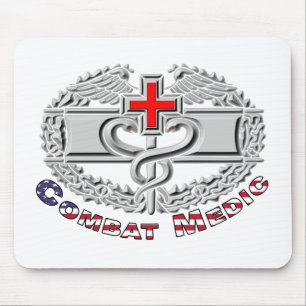 Special Combat Medic Badge Design Mouse Mat