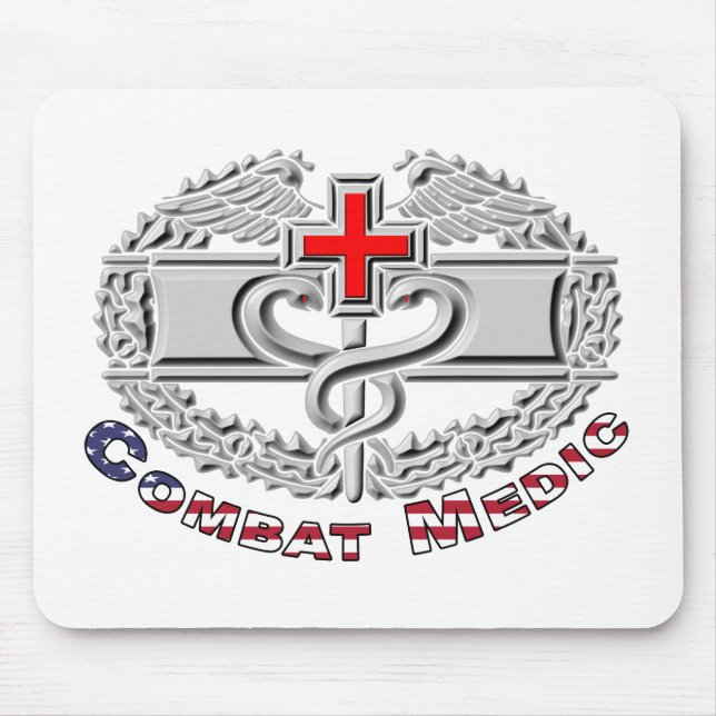 Special Combat Medic Badge Design Mouse Mat (Front)