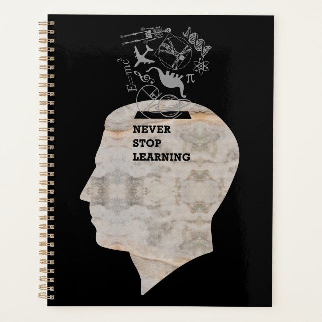SPECIAL COVER - NEVER STOP LEARNING  PLANNER (Front)