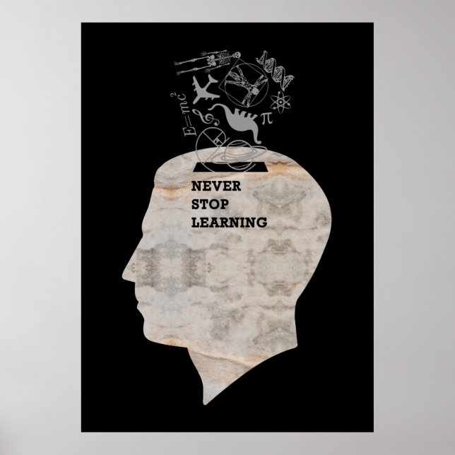 SPECIAL COVER - NEVER STOP LEARNING POSTER (Front)