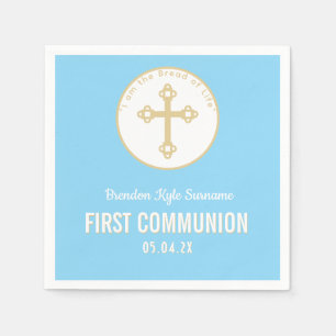 Special! Custom 1st Communion party napkins