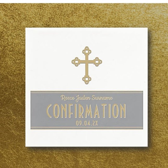 Special! Custom Confirmation party napkins (Creator Uploaded)