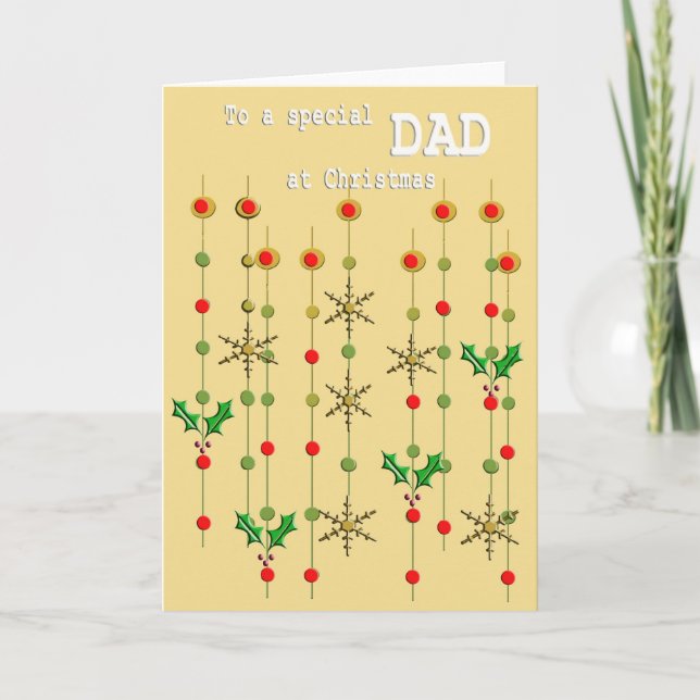 Special Dad Christmas Card (Front)