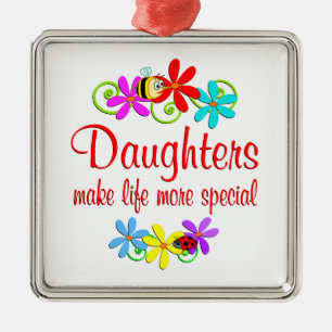 Special Daughter Metal Tree Decoration