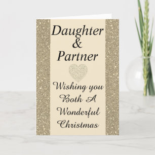special daughter & partner Christmas card