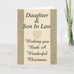 special daughter & son in law Christmas card