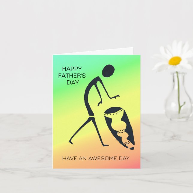 Special Day Celebration Father's Day Card (Small Plant)