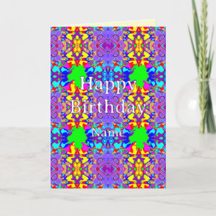 Special Day Greeting Bohemian Abstract Art Card