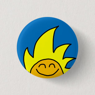 Special Days Icon Blue 3 Cm Round Badge