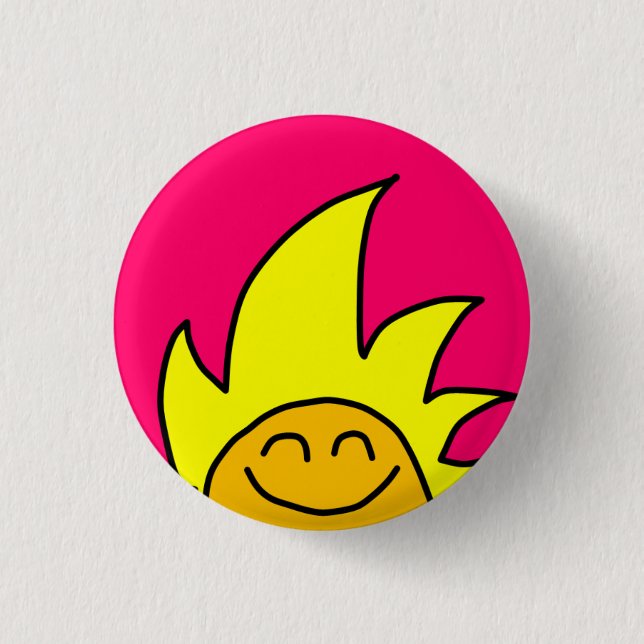 Special Days Icon Pink 3 Cm Round Badge (Front)