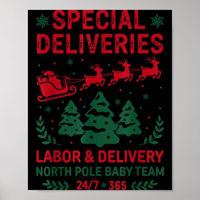 Special Deliveries Labor And Delivery Baby Nurse C Poster (Front)
