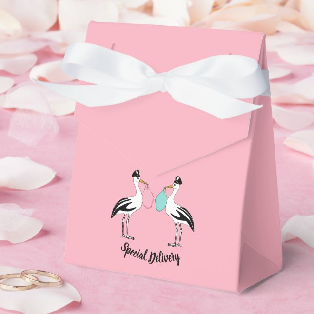 Special Delivery Baby Reveal Sprinkle Shower Favour Box (Wedding)