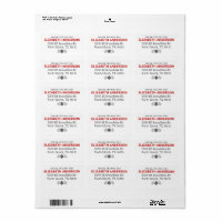 Special Delivery Christmas Address Label