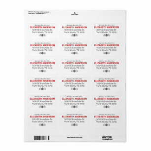 Special Delivery Christmas Address Label