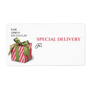 SPECIAL DELIVERY, Christmas Package Editable