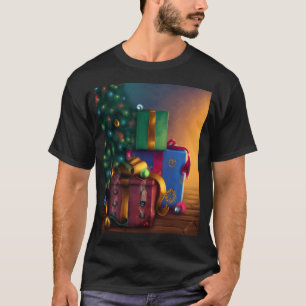 Special Delivery - Dragon In Christmas Present Und T-Shirt