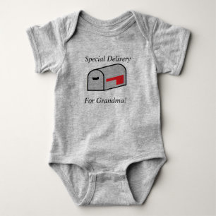 Special Delivery For Grandma Baby Jersey Bodysuit