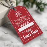 Special Delivery From North pole and Santa Claus Gift Tags<br><div class="desc">A whimsical,  blank tag for kids.</div>