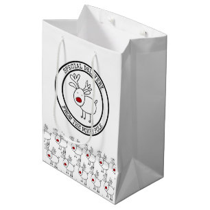 Special Delivery from North Pole Kids Christmas Medium Gift Bag