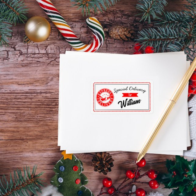 Special delivery from santa Christmas gift  Label (Creator Uploaded)