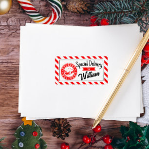 Special delivery from santa Christmas gift Label