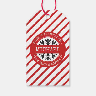 Special Delivery From Santa North Pole Christmas Gift Tags