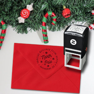 Special Delivery From Santa North Pole Christmas Self-inking Stamp