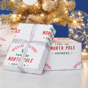 Special Delivery From The North Pole Wrapping Paper