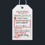 Special Delivery - Gift Tags from Santa - North<br><div class="desc">Add your custom wording to this design by using the "Edit this design template" boxes on the right hand side of the item, or click the blue "Customise it" button to arrange the text, change the fonts and colours and to also add additional information or images to this design. ****For...</div>
