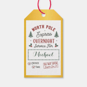 Special Delivery   Gift Tags from Santa North Pole