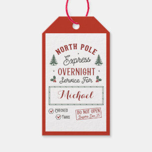 Special Delivery   Gift Tags from Santa North Pole