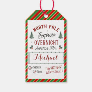 Special Delivery Gift Tags from Santa North Pole