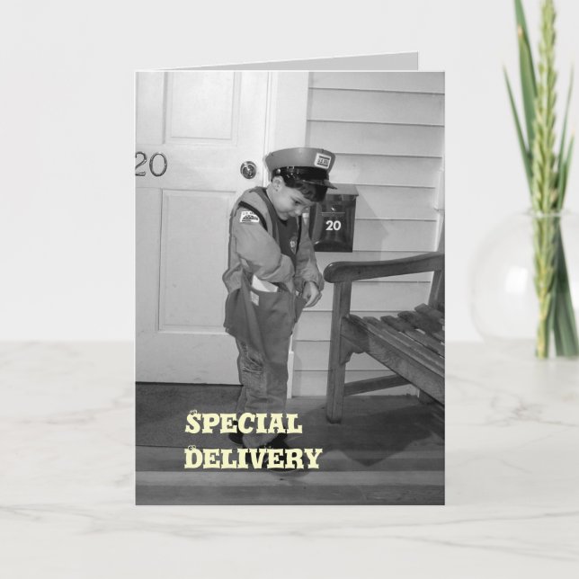 Special Delivery  Greeting Card (Front)