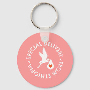 Special Delivery - Keychain - Pink