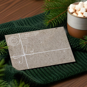 Special Delivery Kraft Paper Parcel Family Address Envelope