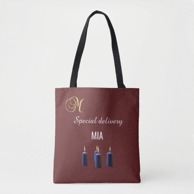 Special Delivery Monogram Tote Bag (Front)