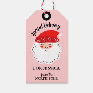 Special Delivery North Pole Christmas  Gift Tags