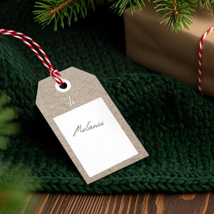 Special Delivery Parcel To From Kraft Paper Gift Tags