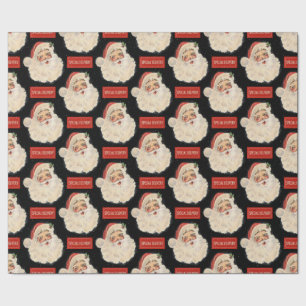 Special Delivery Retro Santa Wrapping Paper