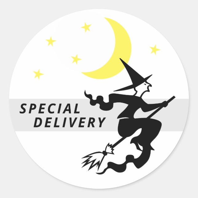 "Special Delivery" Round Sticker Set (Front)
