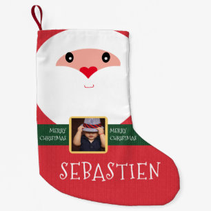 Special Delivery Santa Add Photo Name Baby Toddler Small Christmas Stocking
