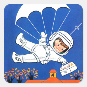 Special Delivery Square Sticker