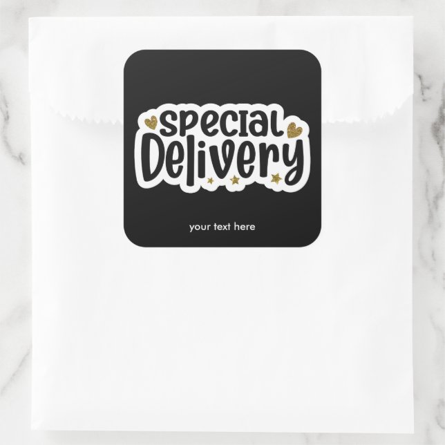 Special delivery sticker (Bag)