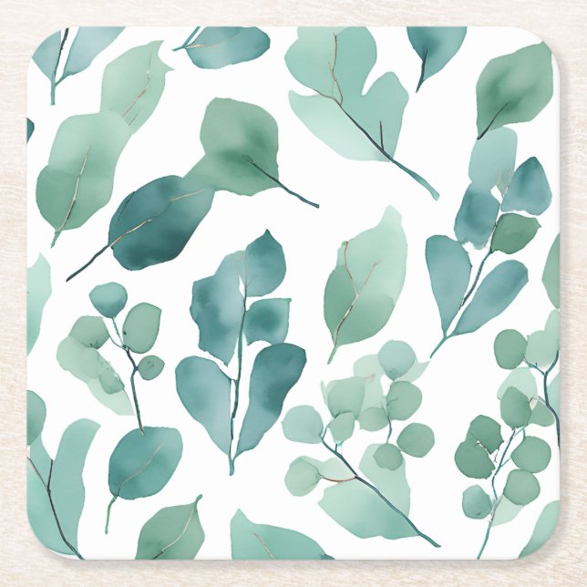 special design square paper coaster (Front)