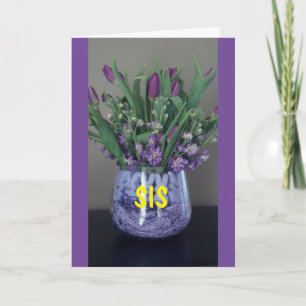 **SPECIAL EASTER WISHES TO MY SIS*** CARD