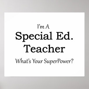 Special Ed. Teacher Poster