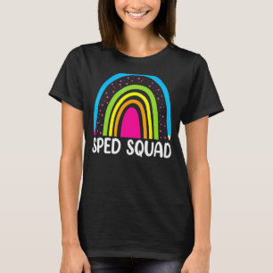 Special Ed Teacher Rainbow  Back To School Teachin T-Shirt